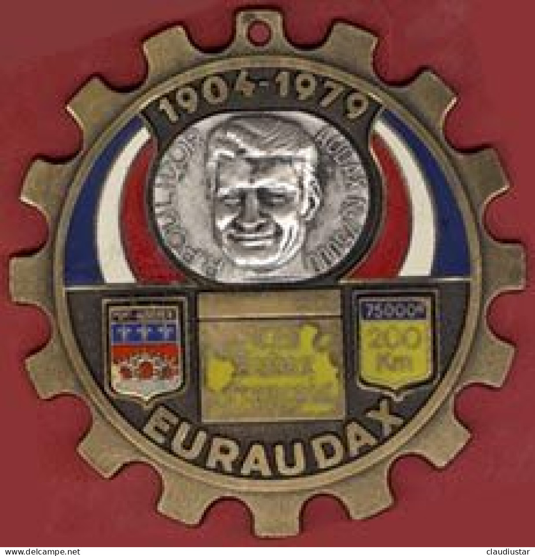 ** MEDAILLE  EURAUDAX  1979  -  RAYMOND  POULIDOR  N°  75000 ** - Cyclisme