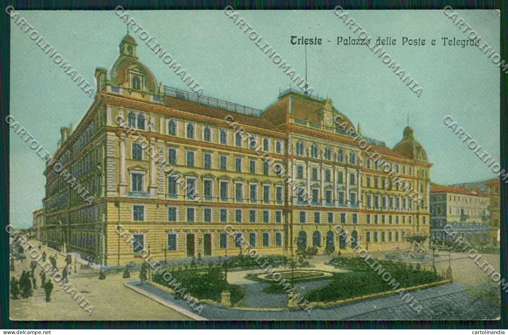 Trieste Città Palazzo Delle Poste E Telegrafi Cartolina ZC0218 - Trieste