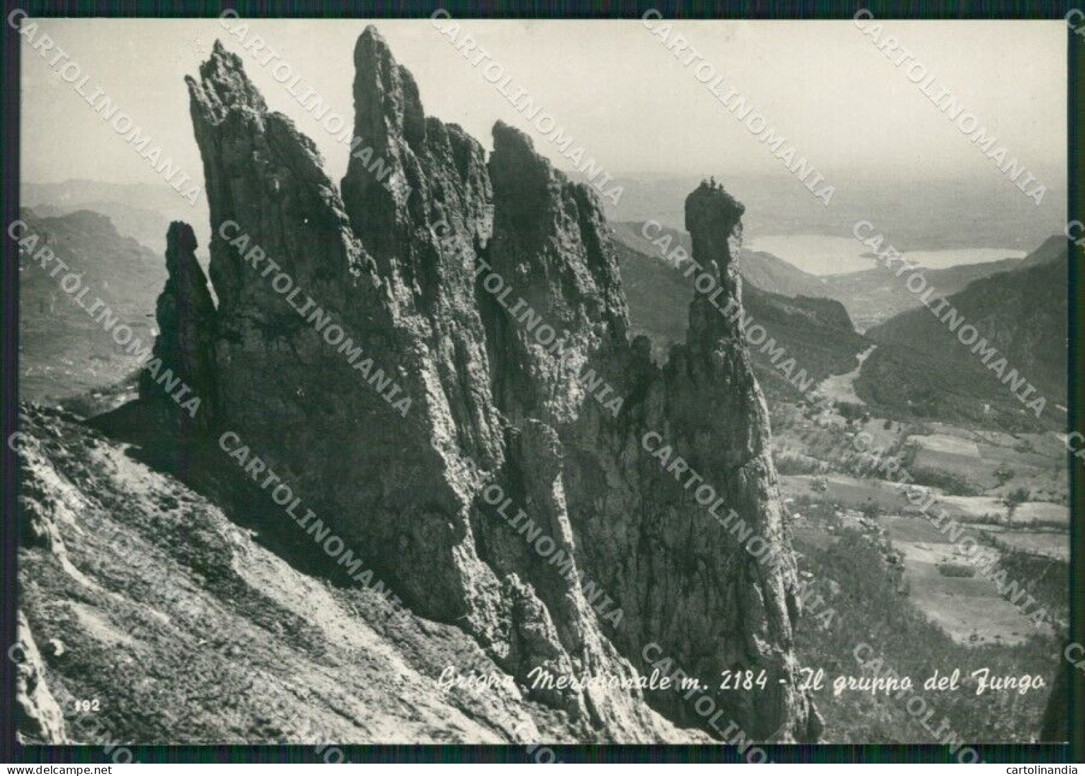 Lecco Grigna Meridionale Gruppo Del Fungo Foto FG Cartolina KB3379 - Lecco