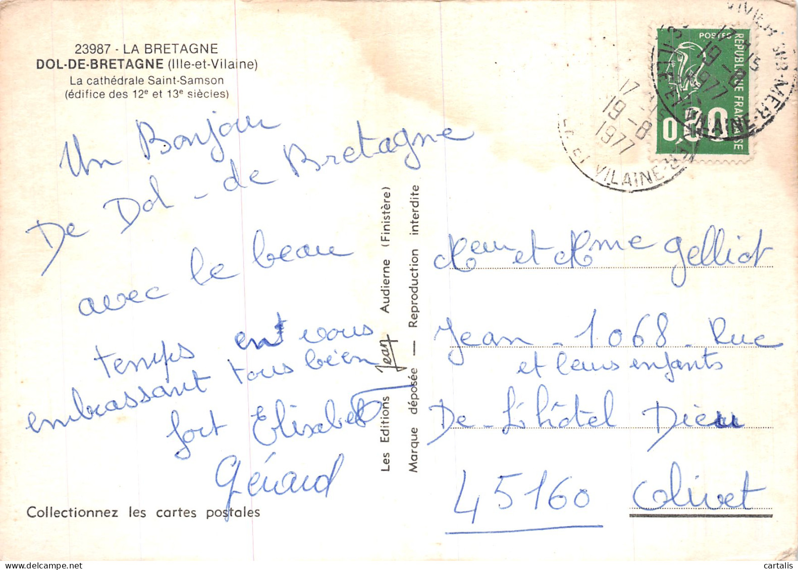 35-DOL DE BRETAGNE-N° 4436-D/0255 - Dol De Bretagne