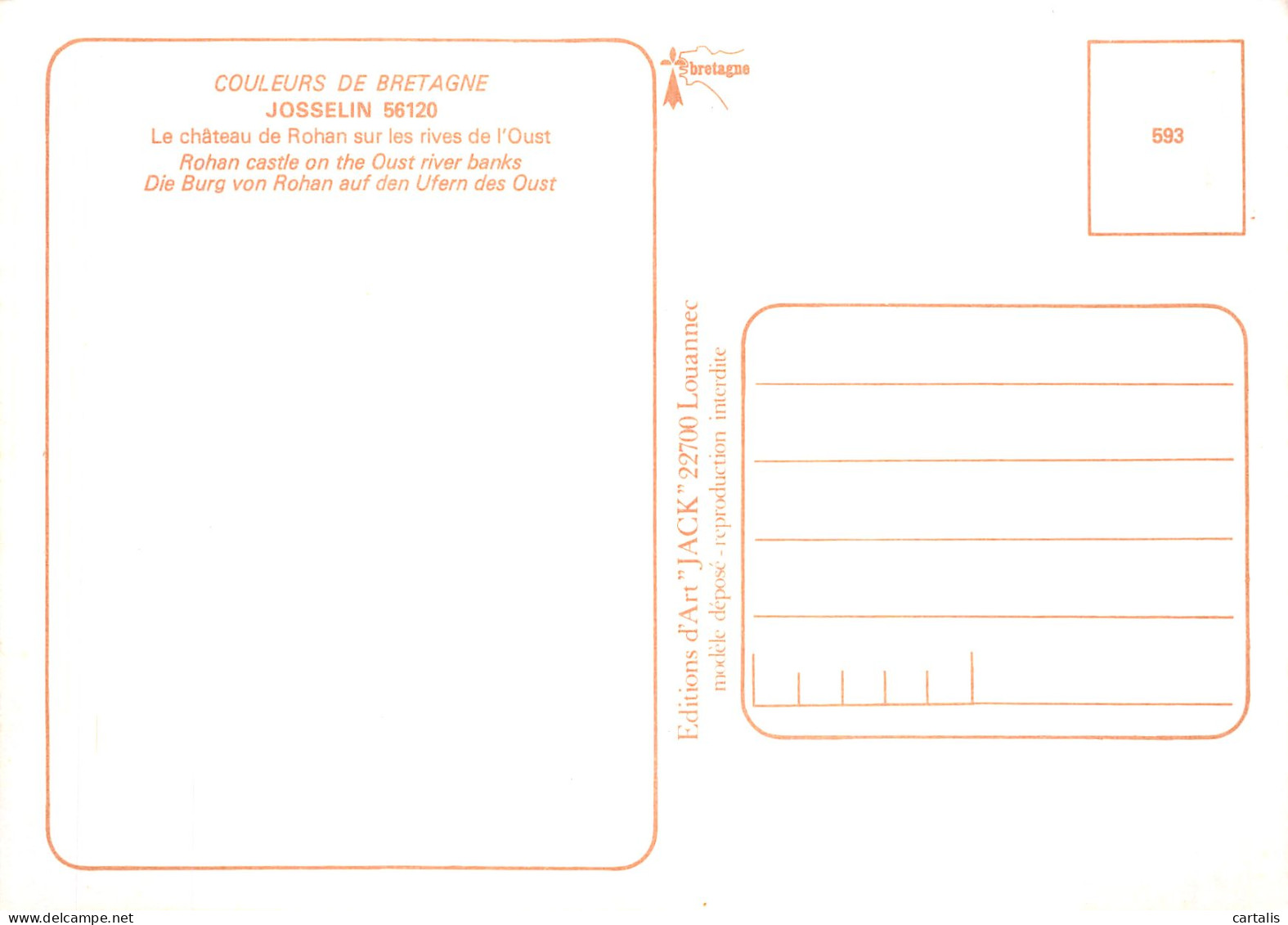 56-JOSSELIN-N° 4437-D/0083 - Josselin