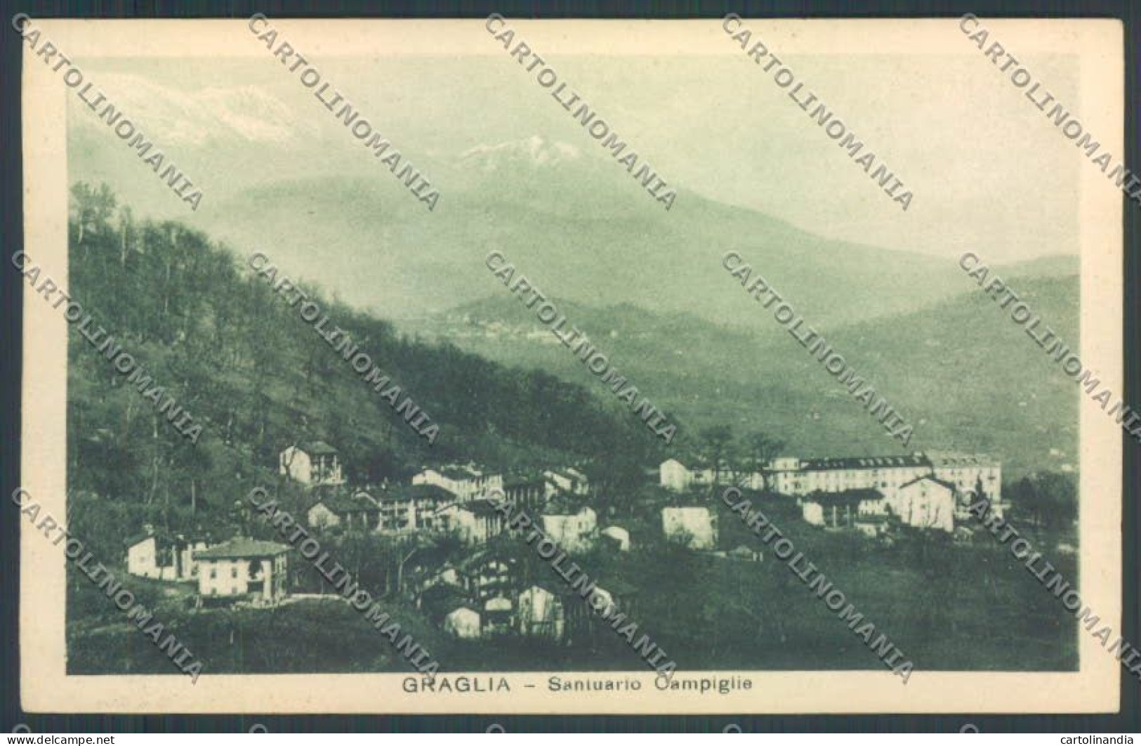 Biella Graglia Campiglie Cartolina ZT5690 - Biella
