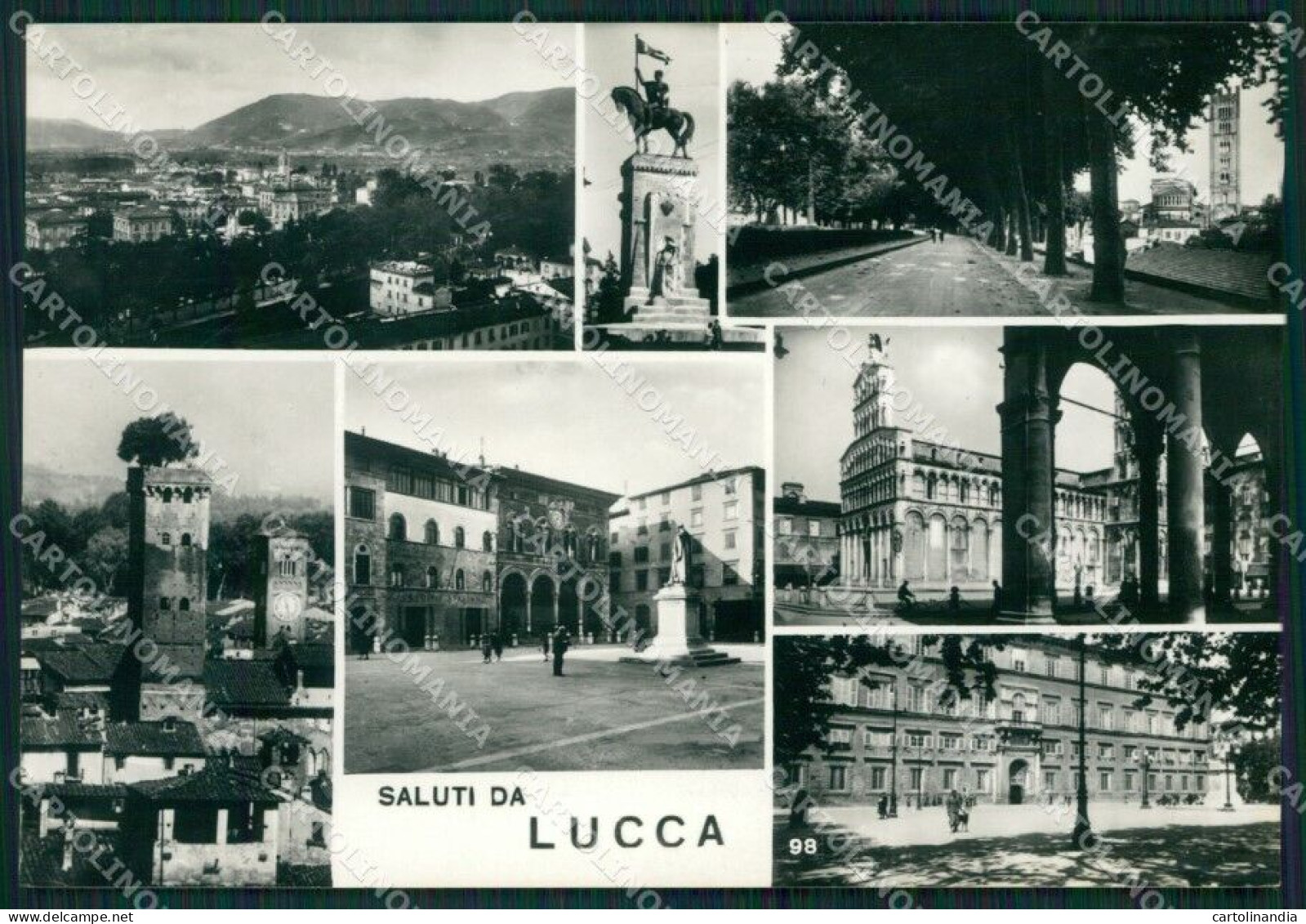 Lucca Città Saluti Da Foto FG Cartolina ZKM8342 - Lucca