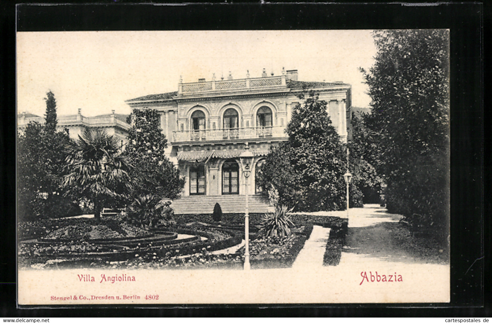AK Abbazia, Villa Angiolina  - Kroatien