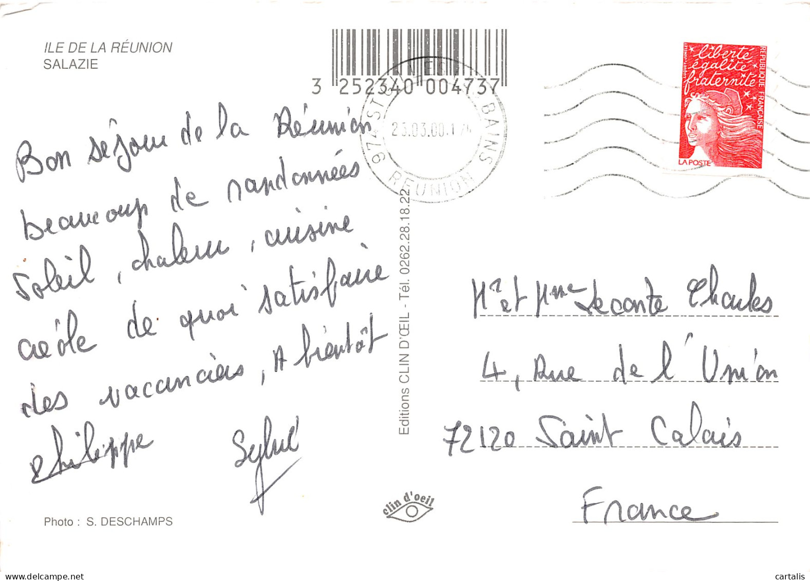 974-ILE DE LA REUNION-N° 4437-B/0155 - Other & Unclassified