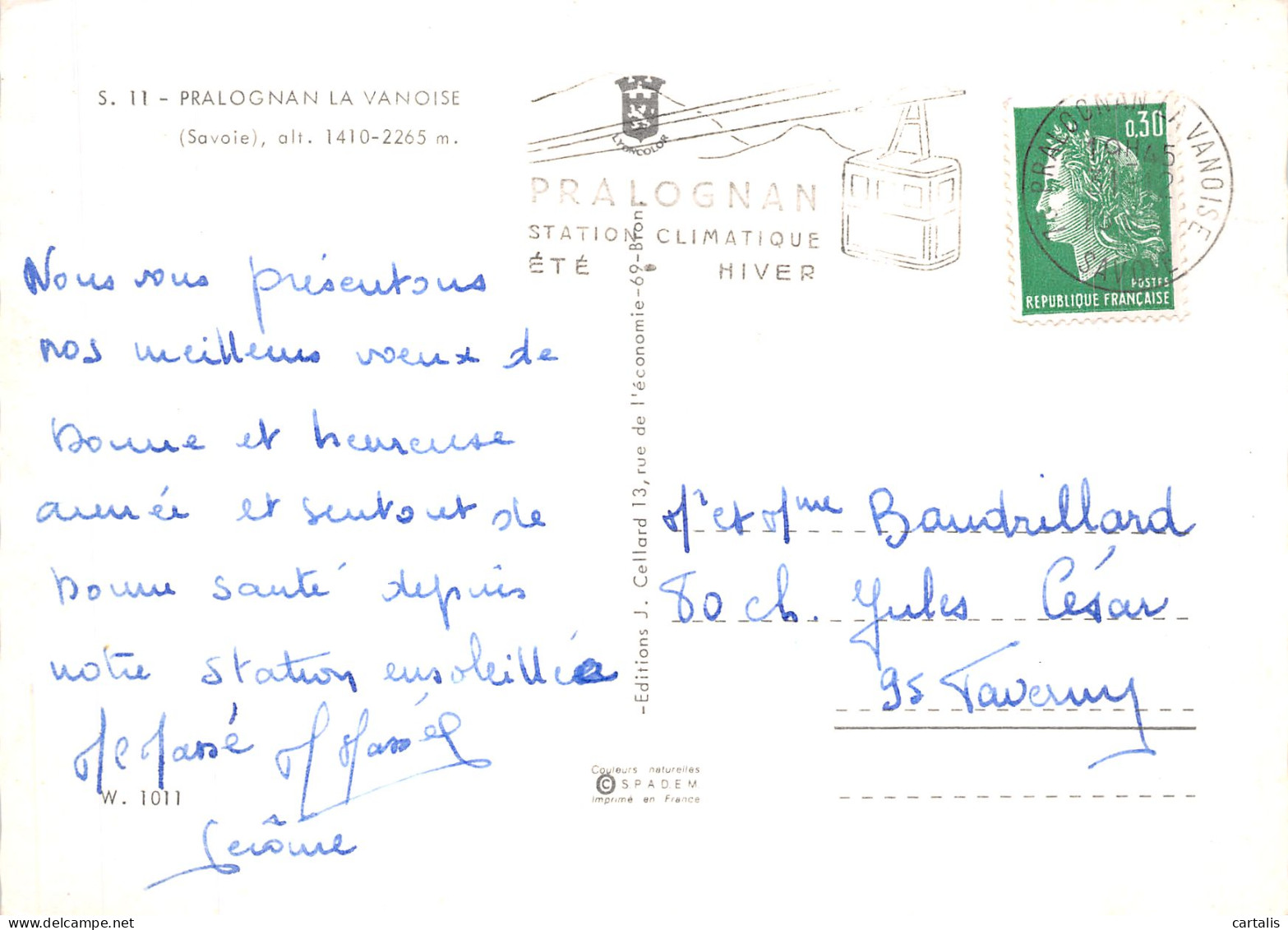 73-PRALOGNAN LA VANOISE-N° 4437-B/0069 - Pralognan-la-Vanoise