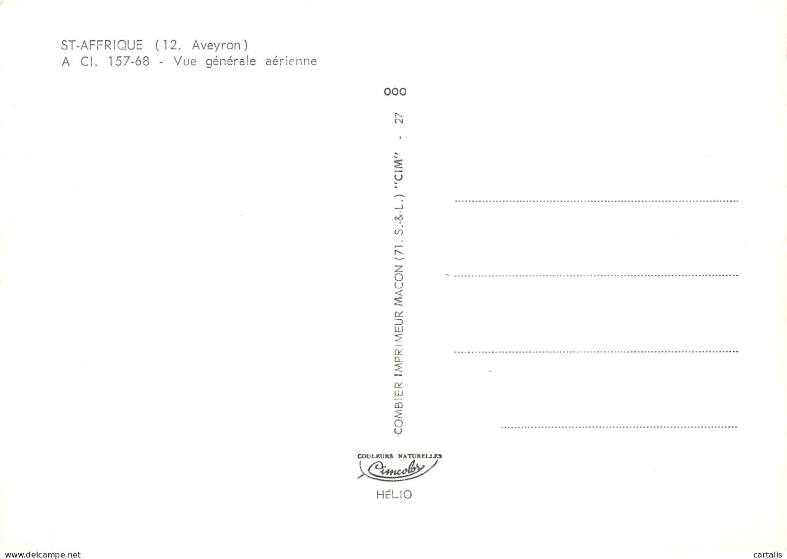 12-SAINT AFFRIQUE-N° 4439-A/0129 - Saint Affrique