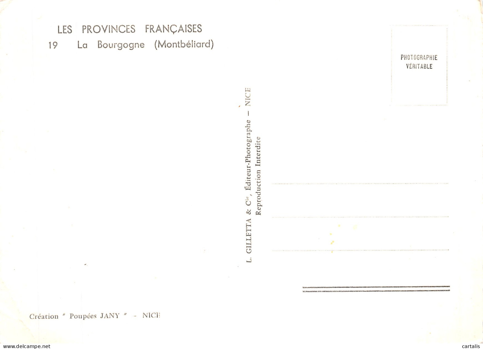 25-MONTBELIARD FOLKLORE-N° 4439-A/0071 - Montbéliard