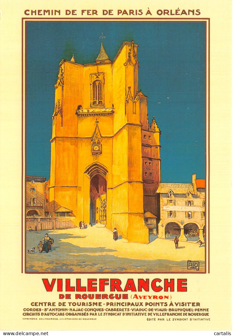12-VILLEFRANCHE DE ROUERGUE-N° 4439-D/0227 - Villefranche De Rouergue