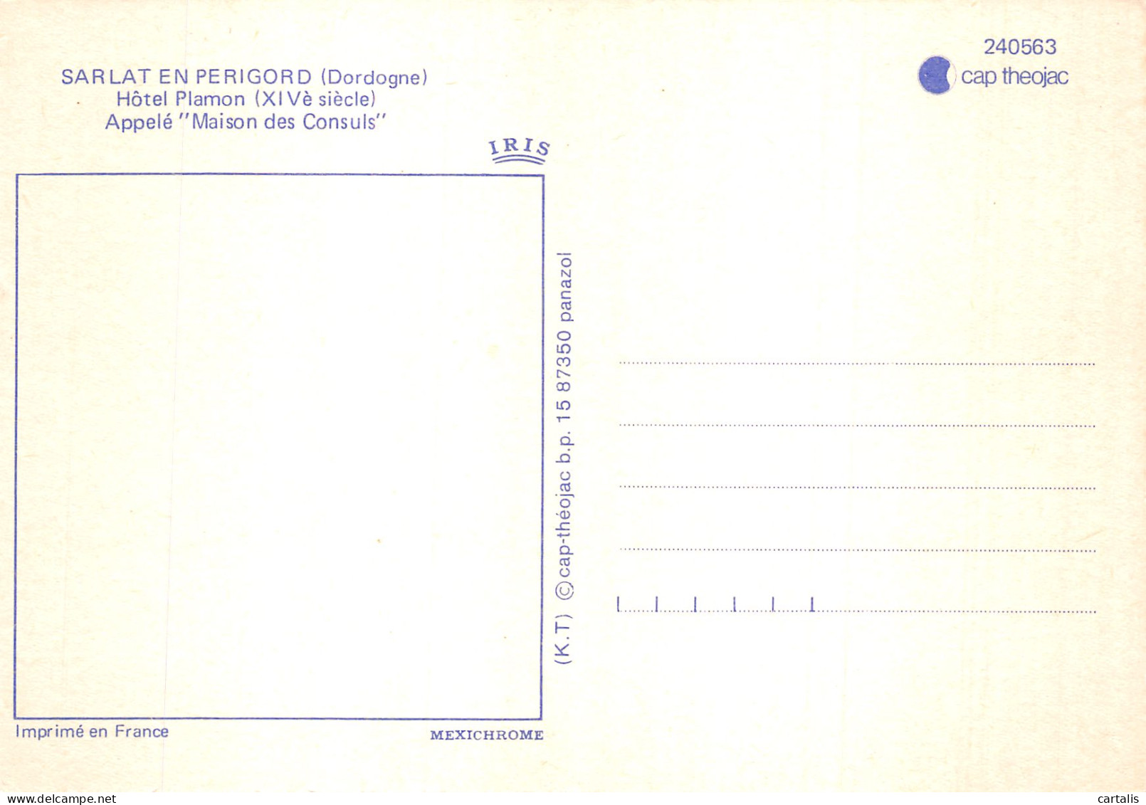 24-SARLAT-N° 4439-B/0145 - Sarlat La Caneda