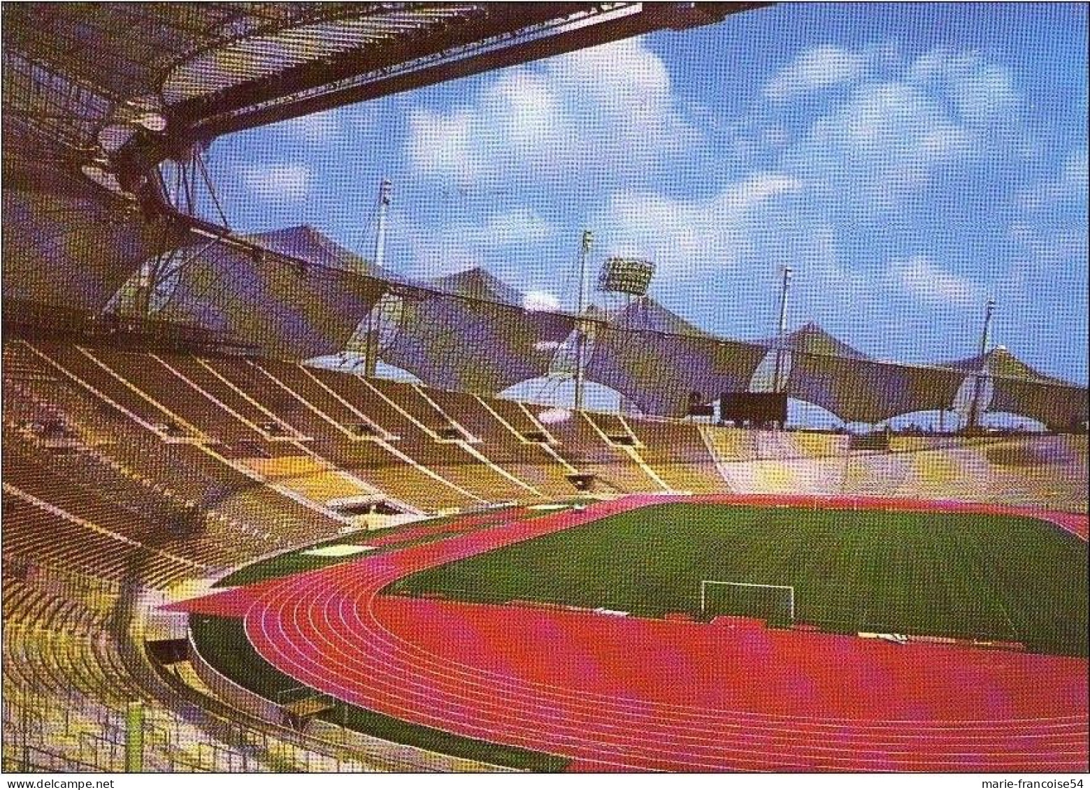 MUNICH MUNCHEN 1972 Jeux Olympiques Olympic Games Stade Olympique Olympia-Stadion Olympic Stadium - Soccer