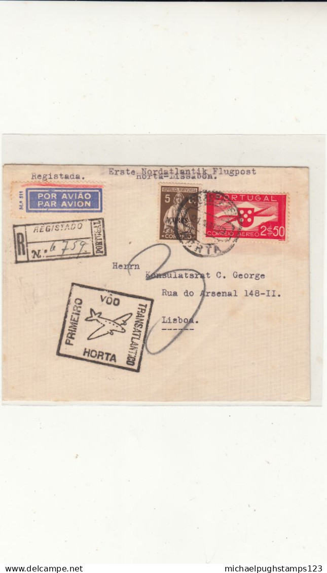 Azores / Airmail / Ceres / Portugal - Autres & Non Classés