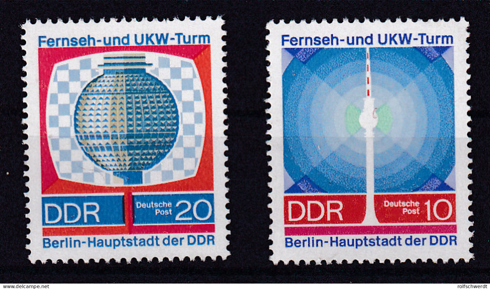 20 Jahre DDR Eröffnung Des Ternsehturms, ** - Autres & Non Classés