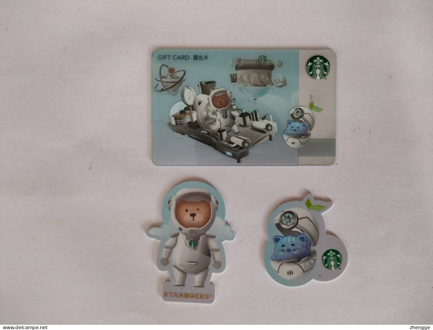 China Gift Cards, Starbucks, 500 RMB, 2021,(3pcs) - Tarjetas De Regalo