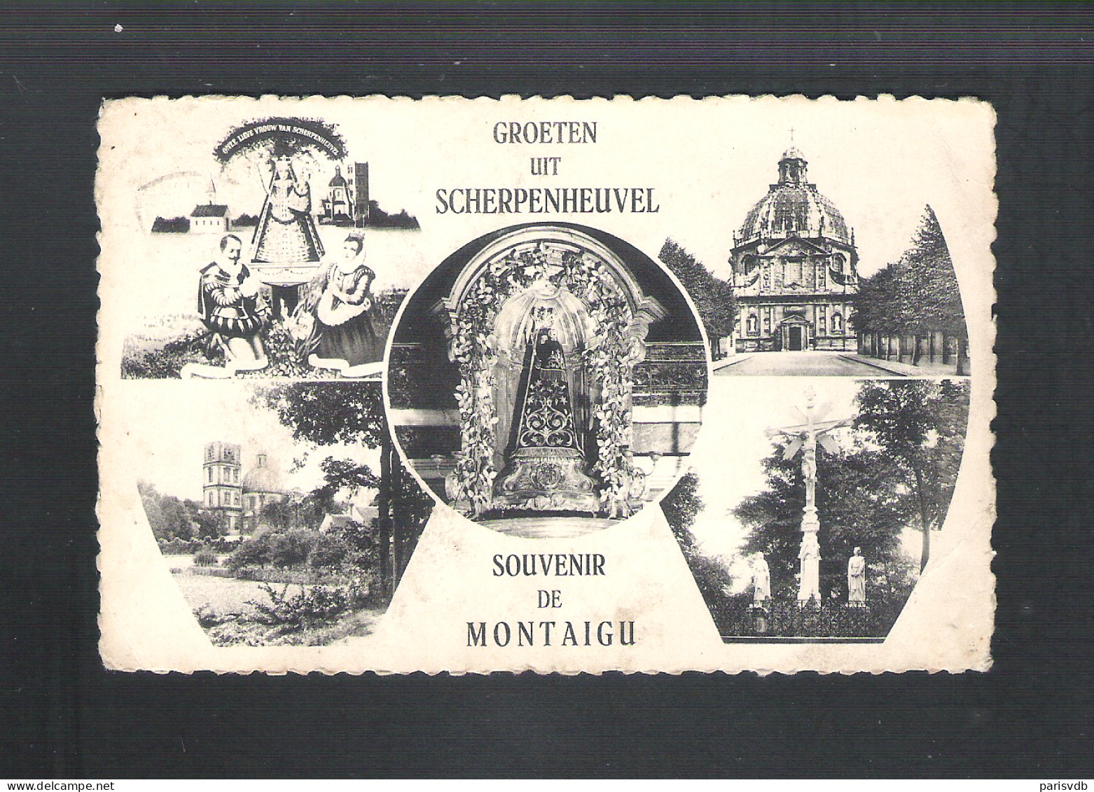 SCHERPENHEUVEL - GROETEN UIT SCHERPENHEUVEL - SOUVENIR DE MONTAIGU  - NELS (12.589) - Scherpenheuvel-Zichem