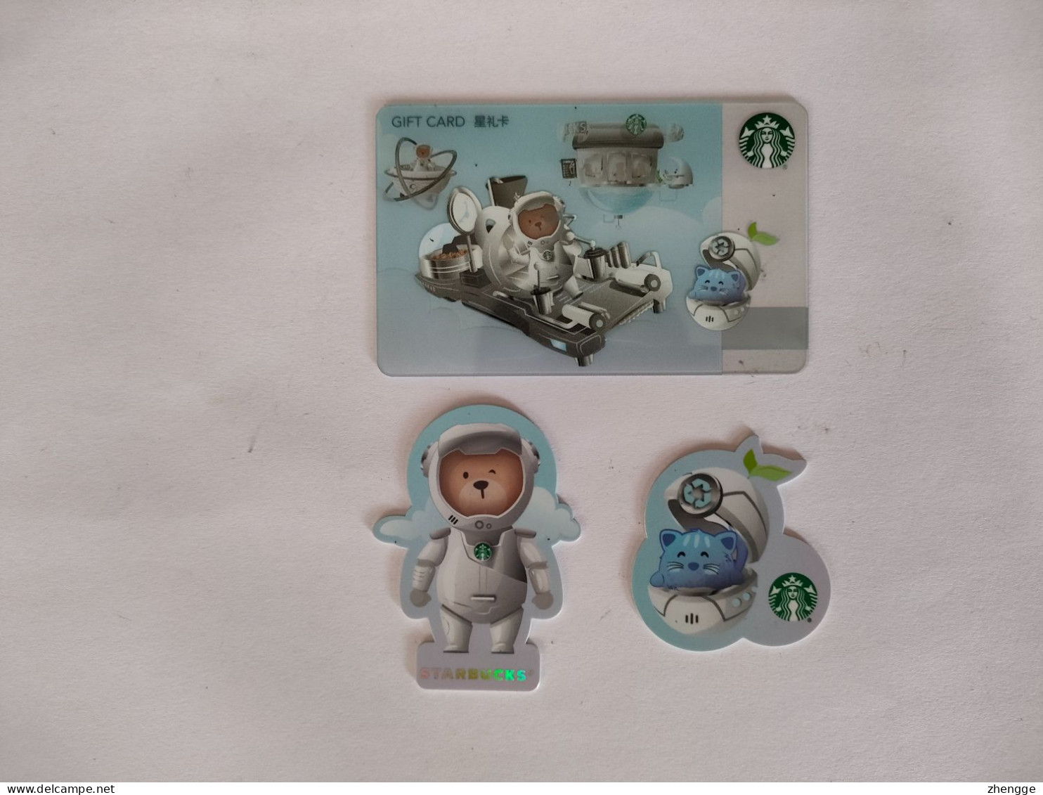 China Gift Cards, Starbucks, 200 RMB, 2021,(3pcs) - Tarjetas De Regalo