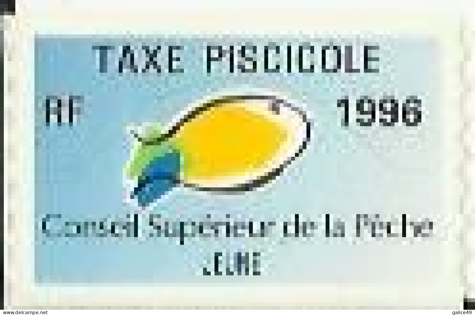 Taxe Piscicole Jeunes - 1996 - Vierge - Other & Unclassified