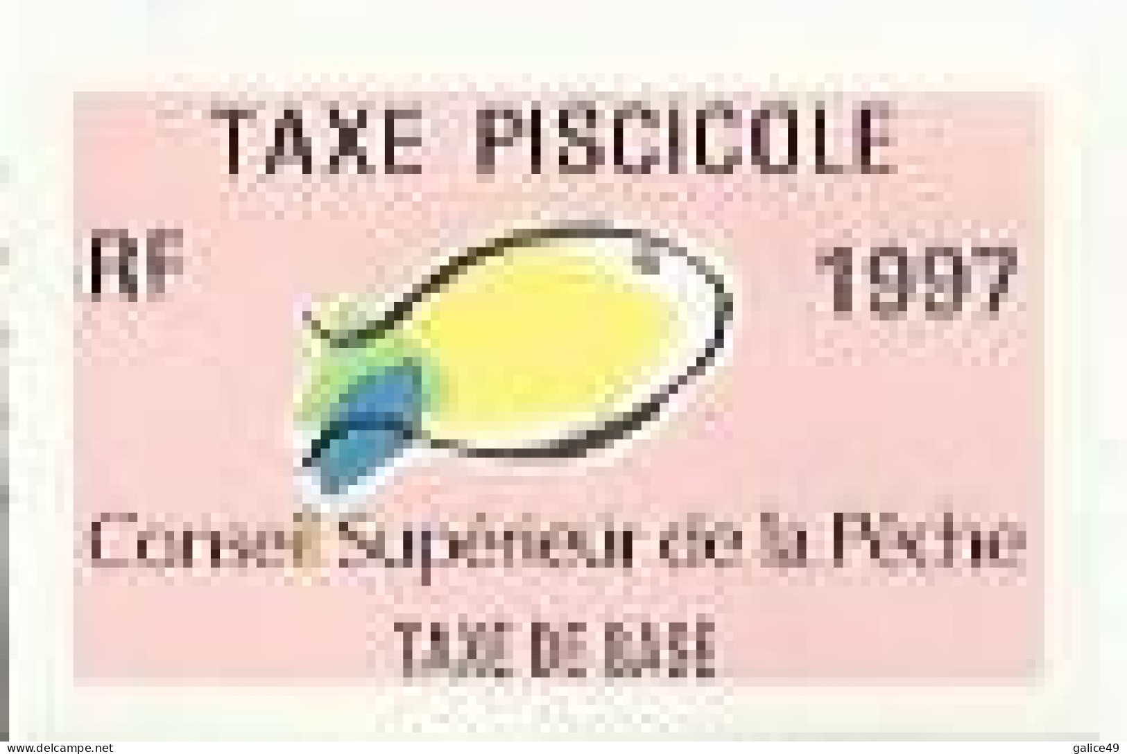 Taxe Piscicole De Base - 1997 - Vierge - Other & Unclassified