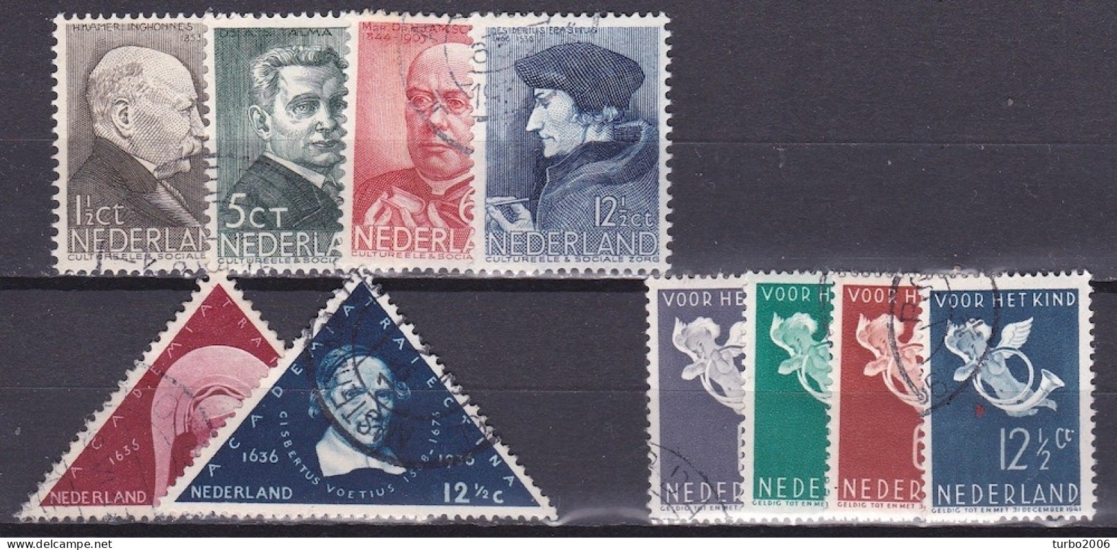 1936 Complete Jaargang Gestempeld NVPH 283/ 292 - Komplette Jahrgänge