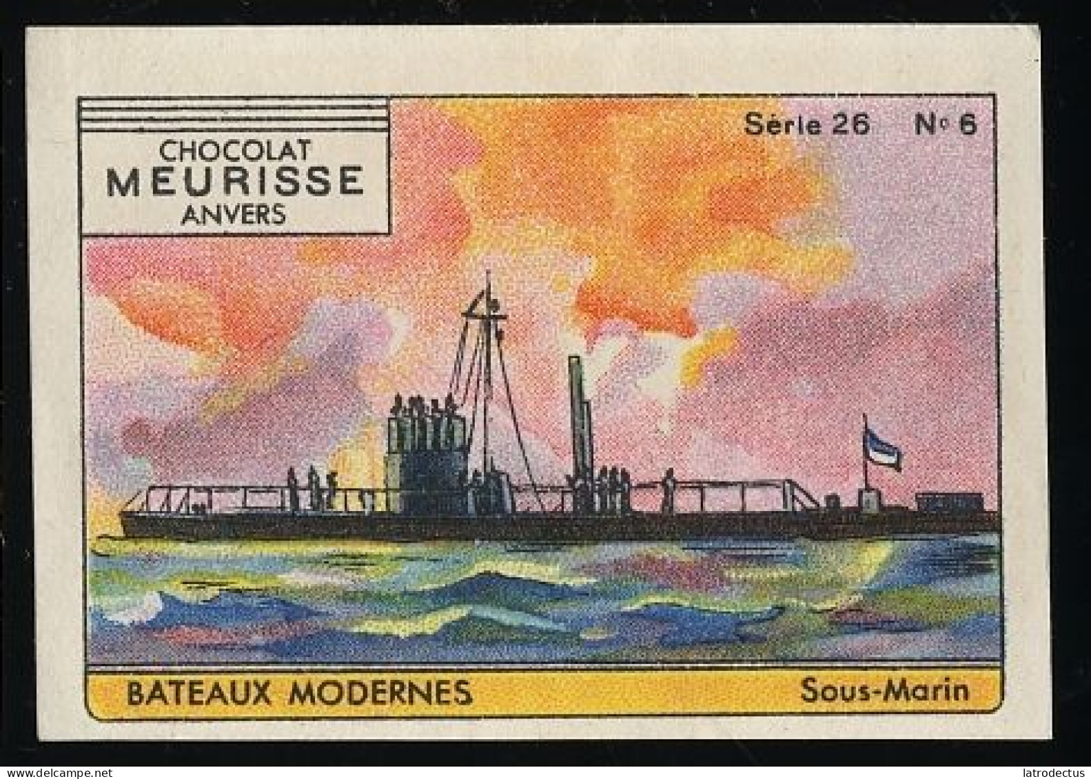 Meurisse - Ca 1930 - 26 - Les Bateaux Modernes, Modern Boats, Ships - 6 - Paquebot, Liner - Sonstige & Ohne Zuordnung