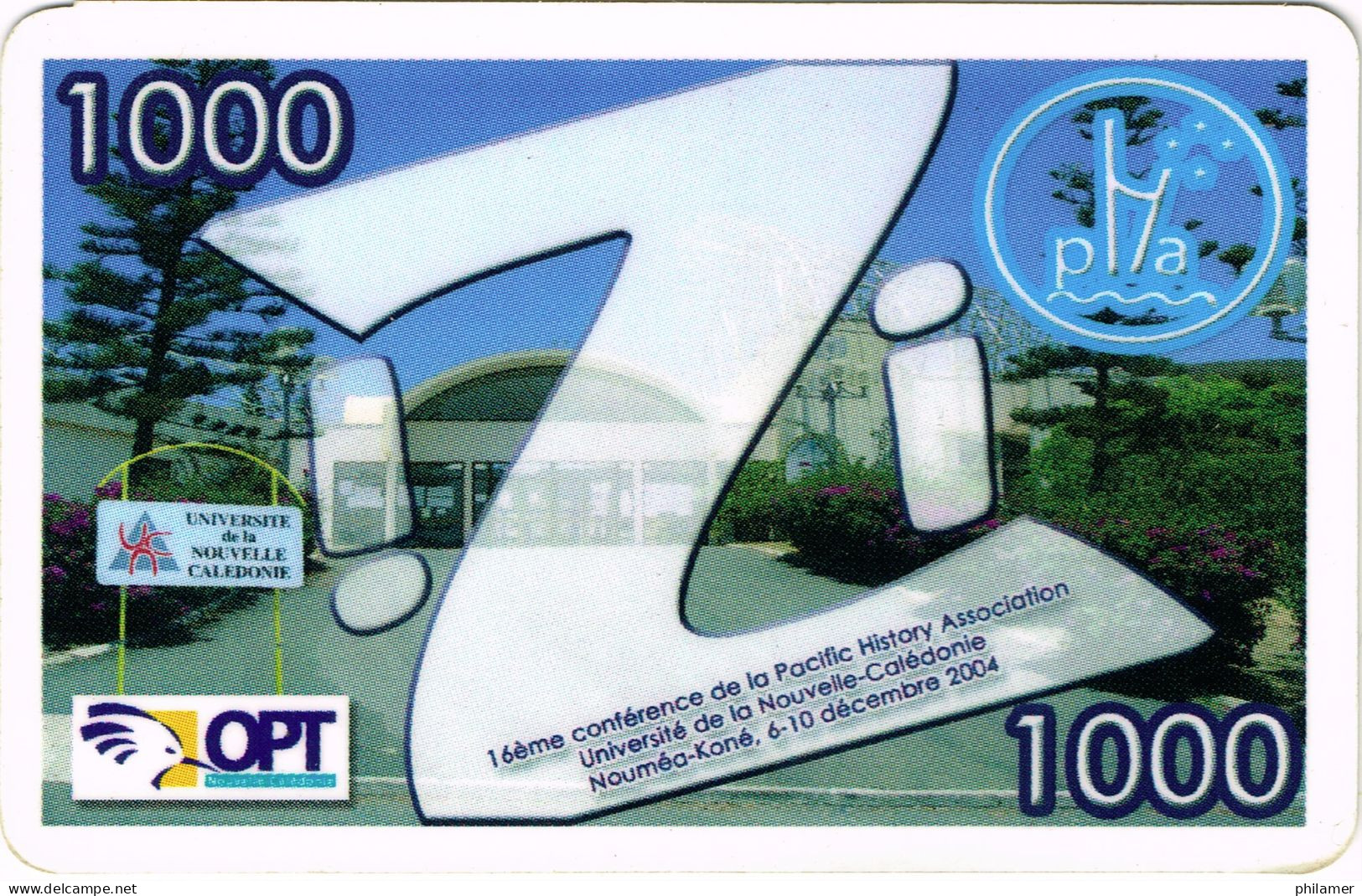 NOUVELLE CALEDONIE NEW CALEDONIA Telecarte Phonecard Prepayee Prepaid IZI 1000 F Conference PHA 2004 Ex.2007 UT BE - Nouvelle-Calédonie