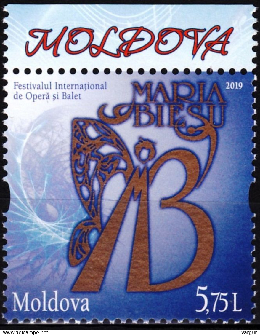 MOLDOVA 2019-16 MUSIC: Bieshu Festival Of Opera And Ballet. Top Margin / Country Name, MNH - Music