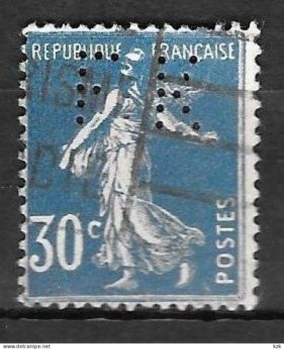 816	N°	192	Perforé	-	FK 56	-	F. KRONHEIMER ET Cie - Used Stamps