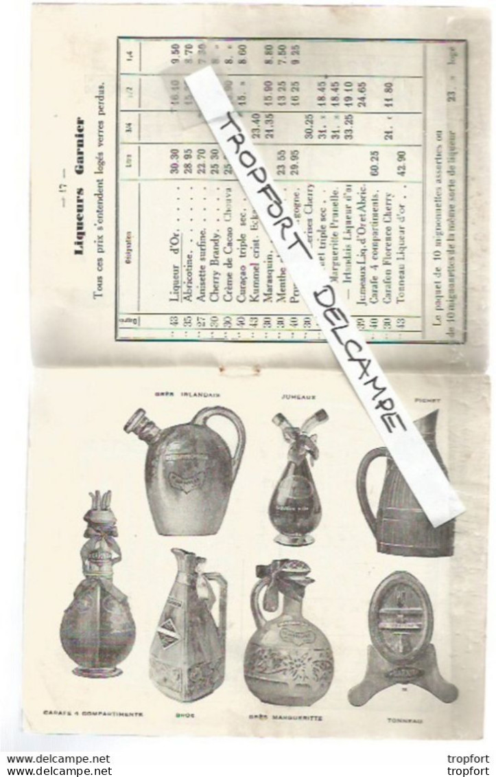 PO // Vintage / Catalogue Alcool 1935 Café Champagne mercier Anis Cognac Porto Rhum Kirsch