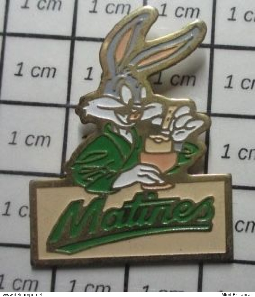 1618A Pin's Pins / Beau Et Rare / ALIMENTATION / OEUF A LA COQUE MATINES LAPIN BUGS BUNNY - Alimentazione