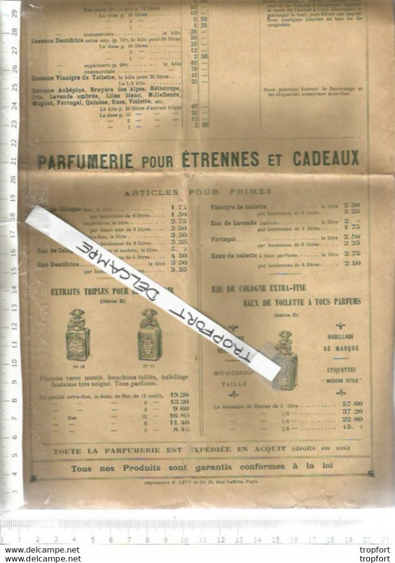 PO // Vintage / Catalogue 8 Pages Publicité Distillerie PARFUM BILLANCOURT Barrucand Frères Et Wackherr Parfumetrie - Werbung