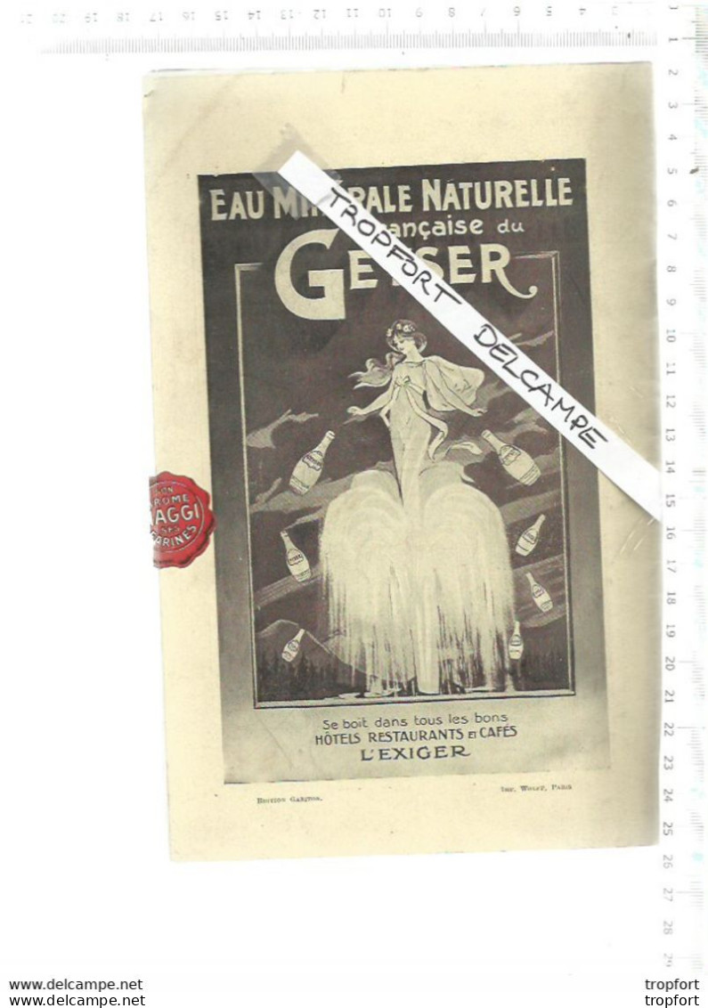 XW // Vintage French Old Program Theater 1914 // Programme CHATELET Diable à quatre