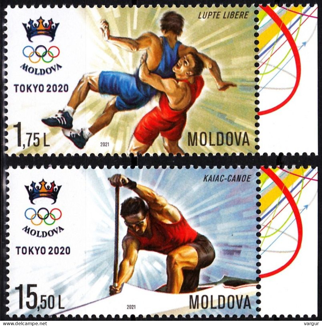 MOLDOVA 2021-10 SPORT: Summer Olympic Games, Tokyo-2020, MNH - Eté 2020 : Tokyo
