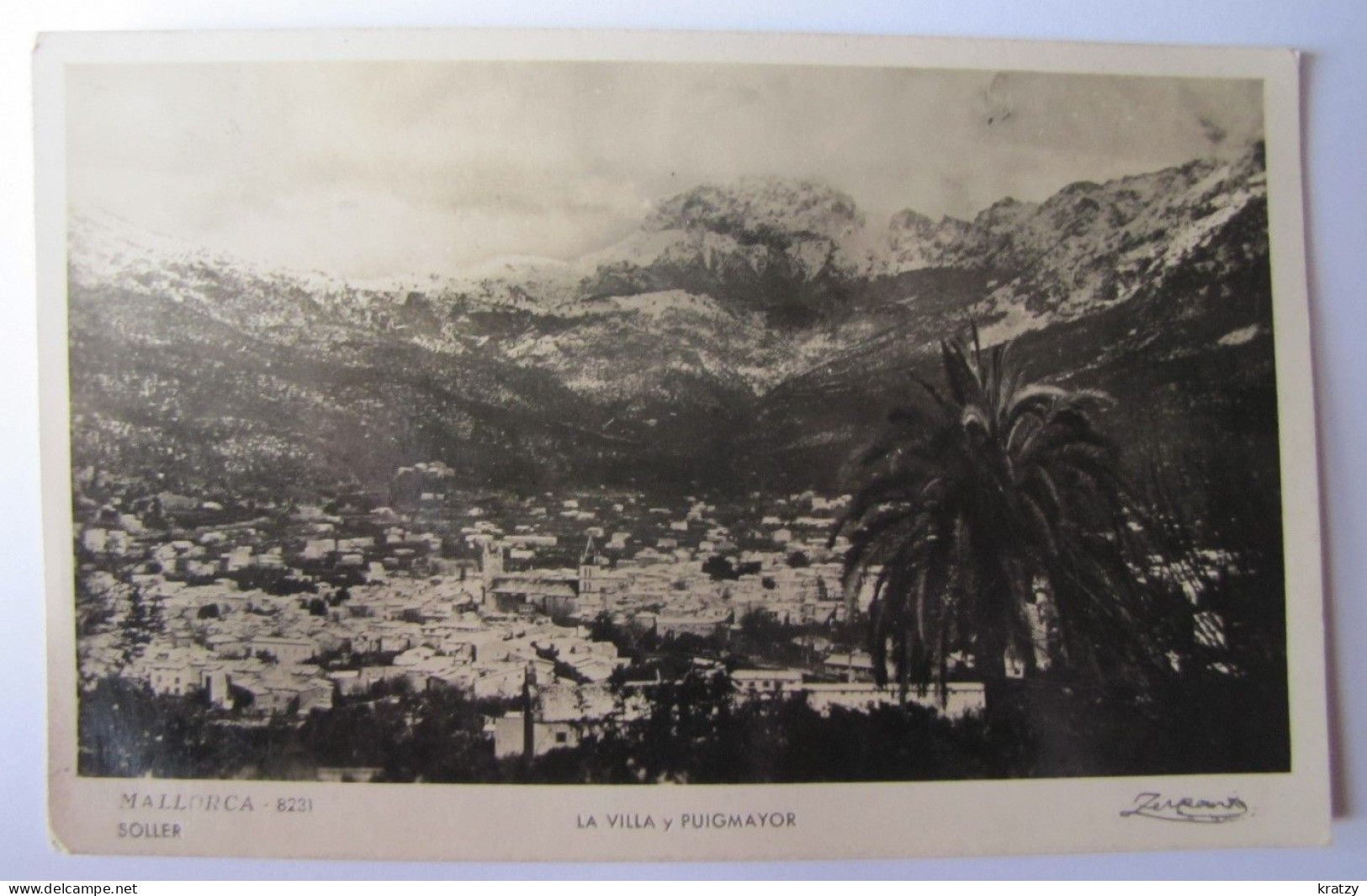 ESPAGNE - ISLAS BALEARES - MALLORCA - SOLLER - Panorama - 1956 - Mallorca