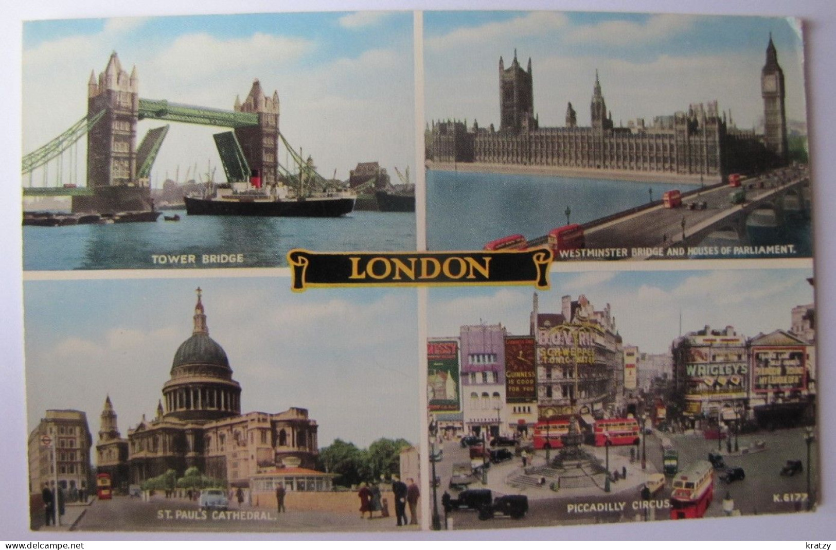 ROYAUME-UNI - ANGLETERRE - LONDON - Views - 1955 - Sonstige & Ohne Zuordnung