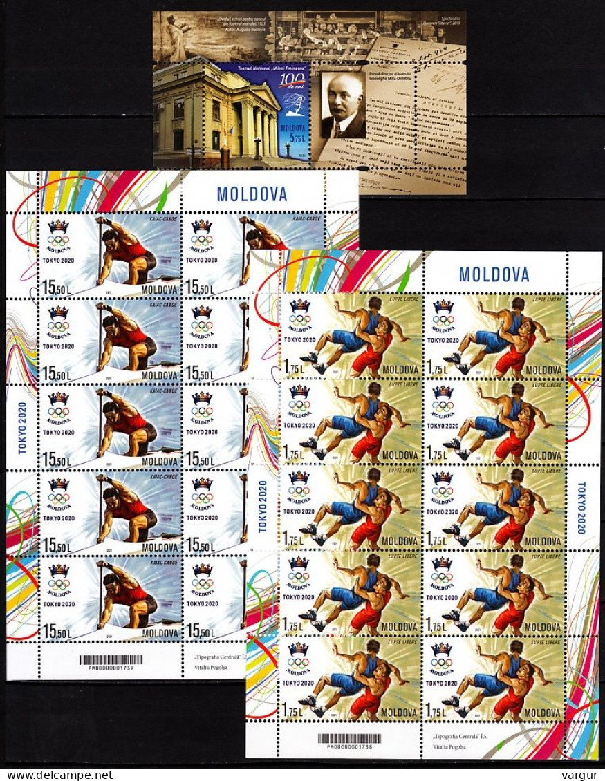 MOLDOVA 2008-21 Topical Collection. Clean-up, MNH. Below Face Value - Collections (without Album)