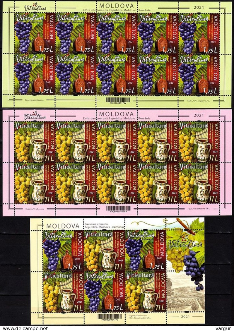 MOLDOVA 2008-21 Topical Collection. Clean-up, MNH. Below Face Value - Collections (without Album)