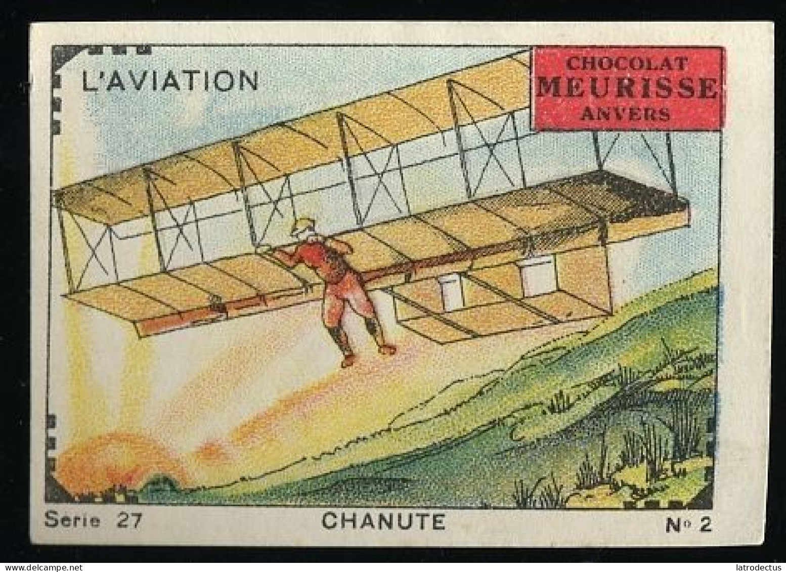 Meurisse - Ca 1930 - 27 - L'Aviation, Ancient Airplanes - 2 - Chanute - Sonstige & Ohne Zuordnung