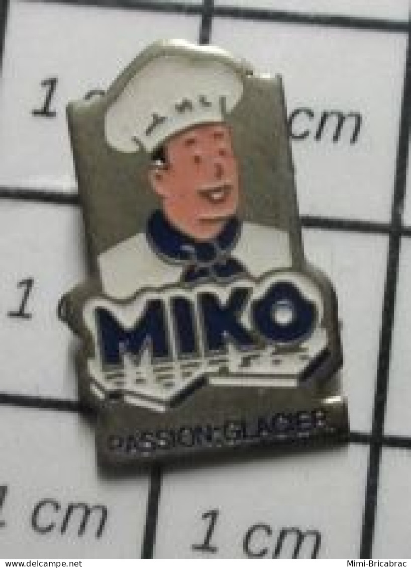 1216B Pin's Pins / Beau Et Rare / ALIMENTATION / GLACE MIKO CHEF GLACIER TOQUE - Alimentazione