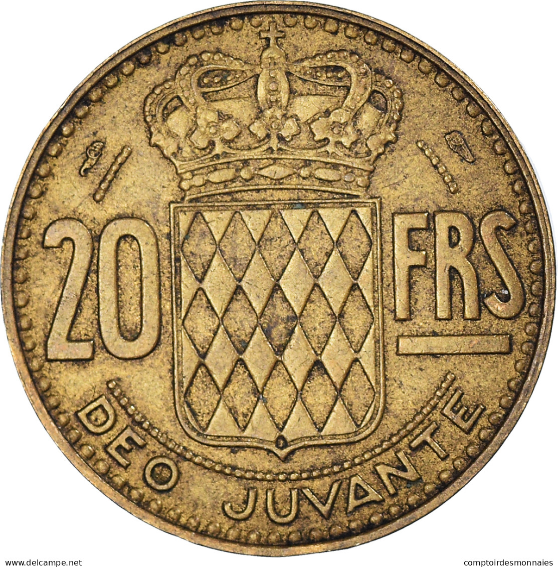 Monnaie, Monaco, 20 Francs, Vingt, 1950 - 1949-1956 Alte Francs