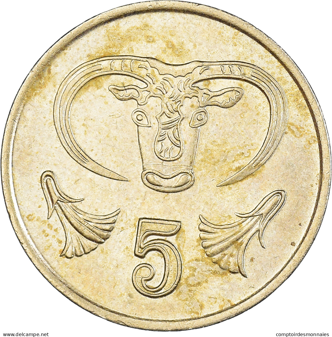 Monnaie, Chypre, 5 Cents, 1988 - Chypre