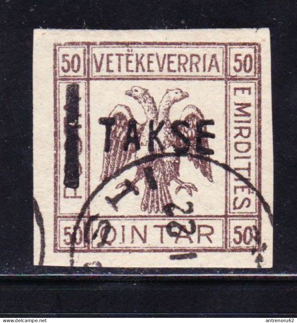 STAMPS-ALBANIA-1921-MIRDITISCHE-REPUBILK-PORTO-SEE-SCAN - Albania