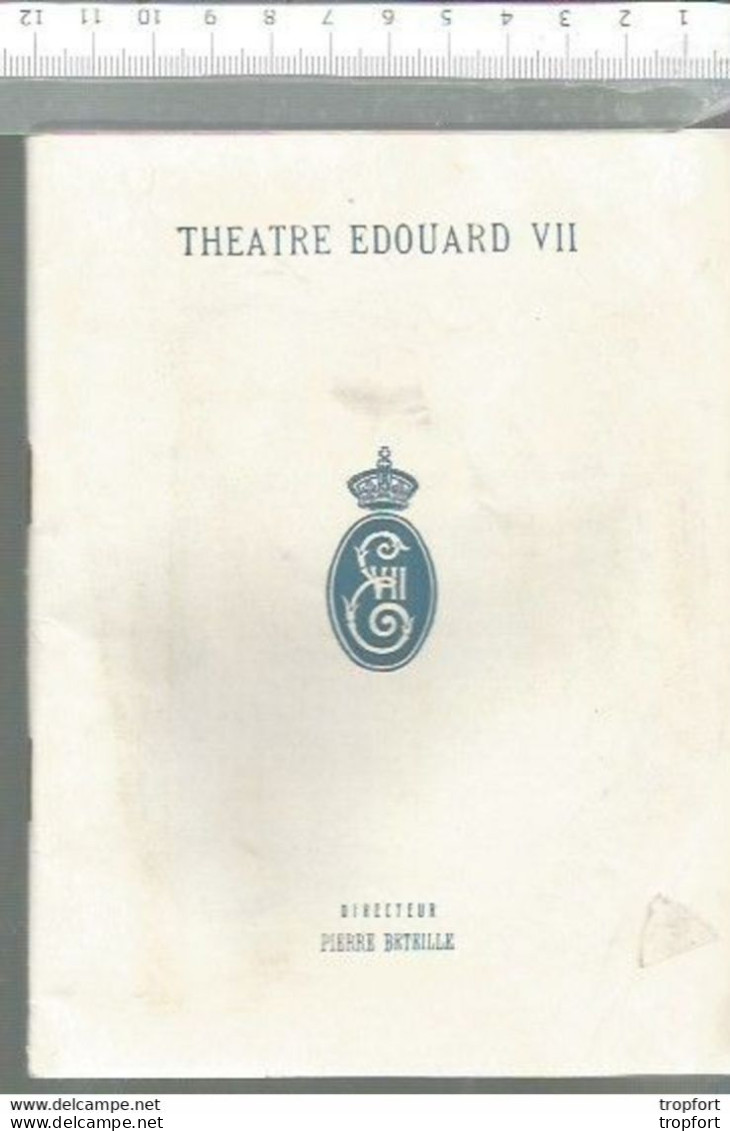 CO / Old Theater Program / PROGRAMME Theatre Edouard VII SACHA GUITRY // Le Diable BOITEUX - Programmes