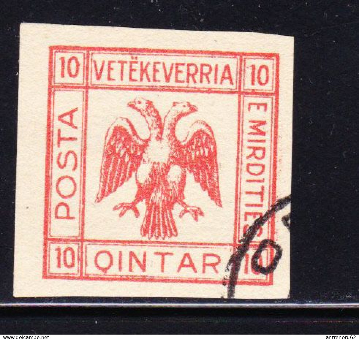 STAMPS-ALBANIA-1921-MIRDITISCHE-REPUBILK-PORTO-SEE-SCAN - Albania