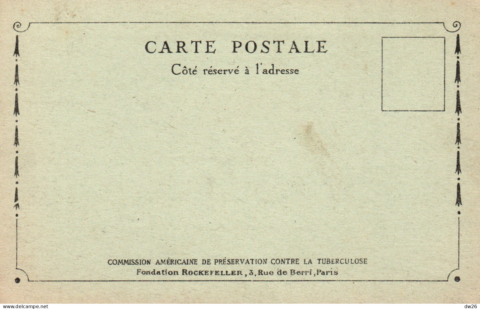 Préservation Contre La Tuberculose (Fondation Rockefeller) Chanson: Le Bon Soleil - Illustration, Carte Non Circulée - Salute