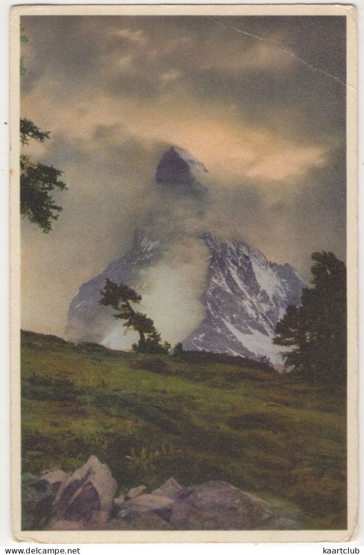 A 6716 Zermatt. Abend Am Riffelalp.  Matterhorn - (Schweiz-Suisse-Switzerland) - Phot. E. Gyger, Adelboden - Zermatt