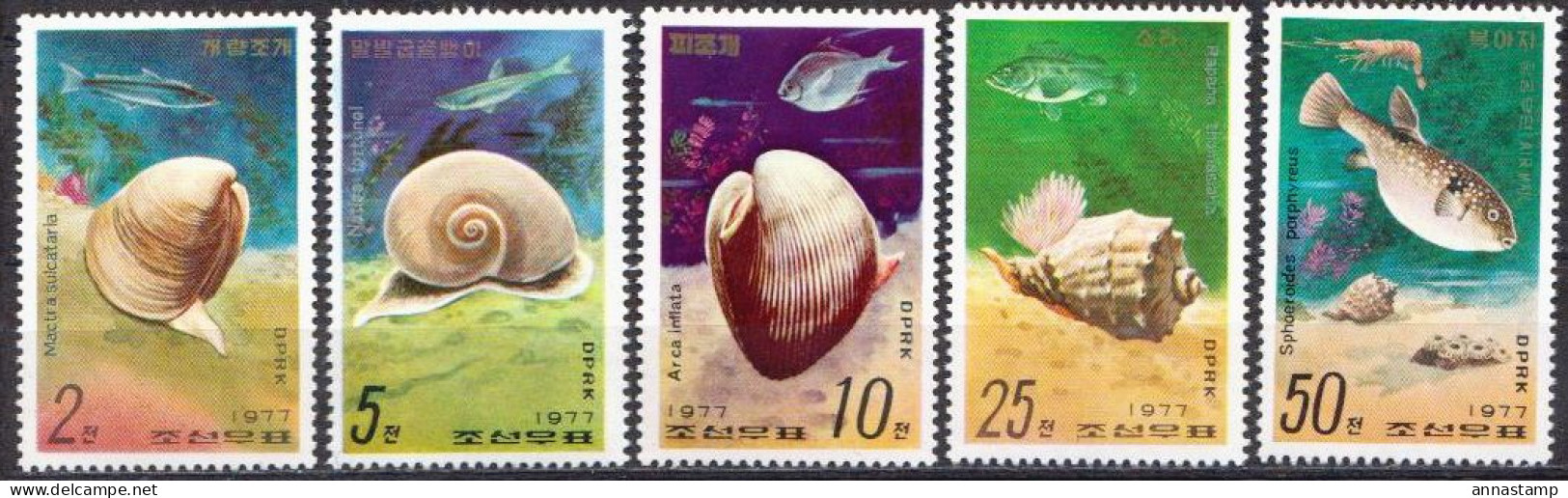 North-Korea MNH Set - Marine Life