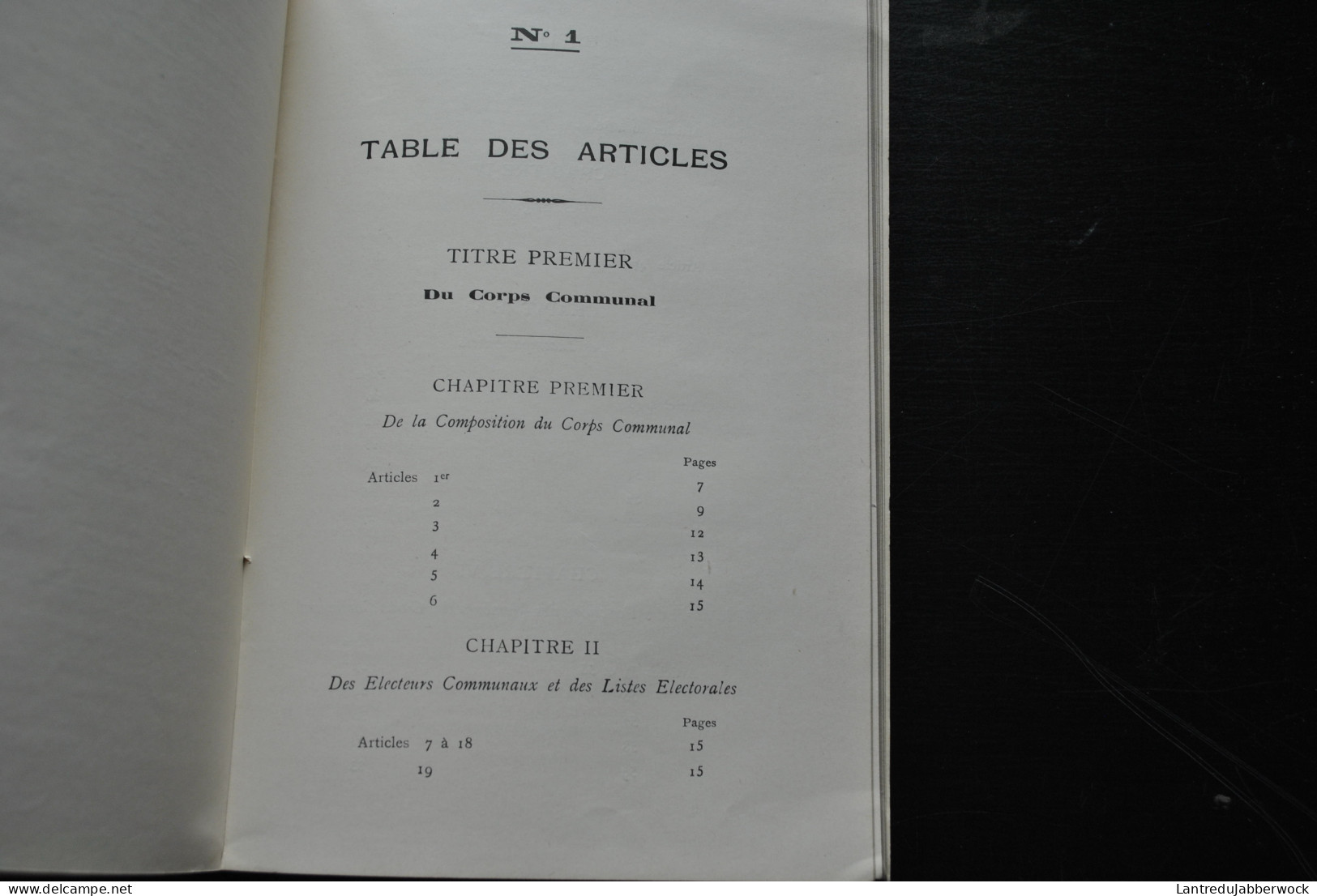 BALSACQ Alfred Nouveau Commentaire Concis De La Loi Communale Régionalisme Secrétaire Communal De LUTTRE 1912 Signature - Belgium