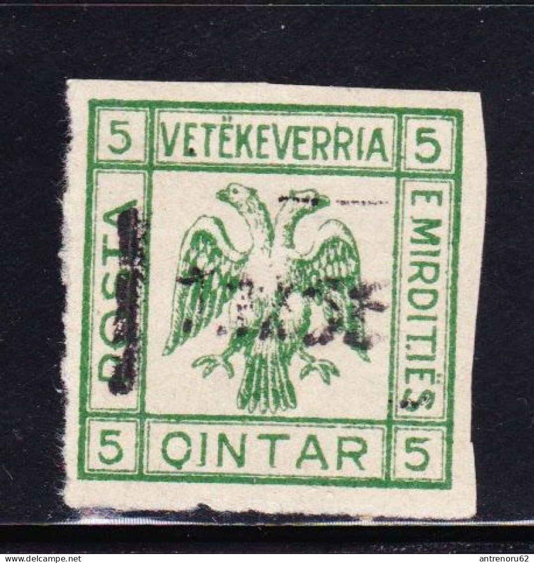 STAMPS-ALBANIA-1921-MIRDITISCHE-REPUBILK-PORTO-SEE-SCAN - Albanien