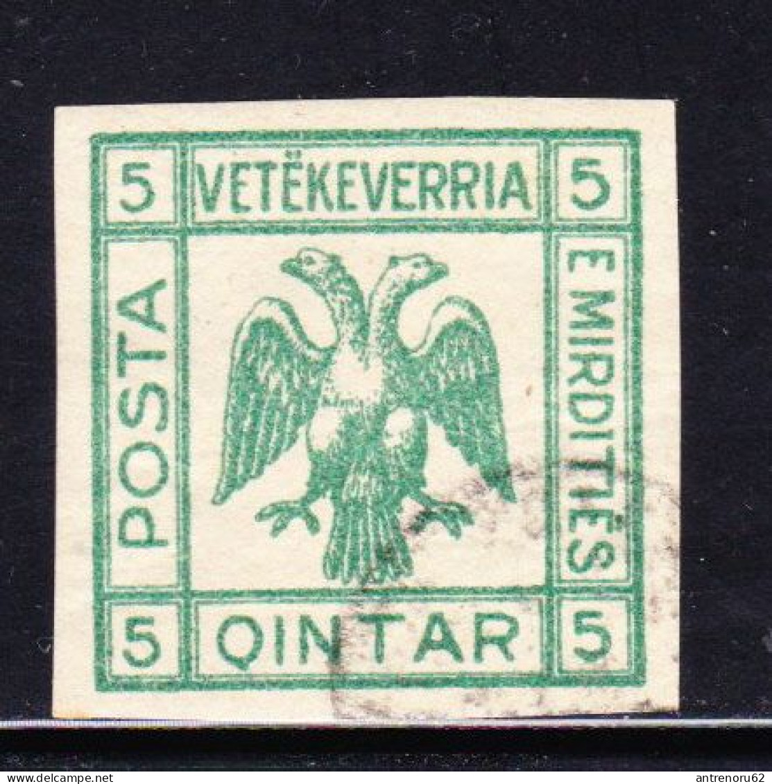 STAMPS-ALBANIA-1921-MIRDITISCHE-REPUBILK-PORTO-SEE-SCAN - Albania