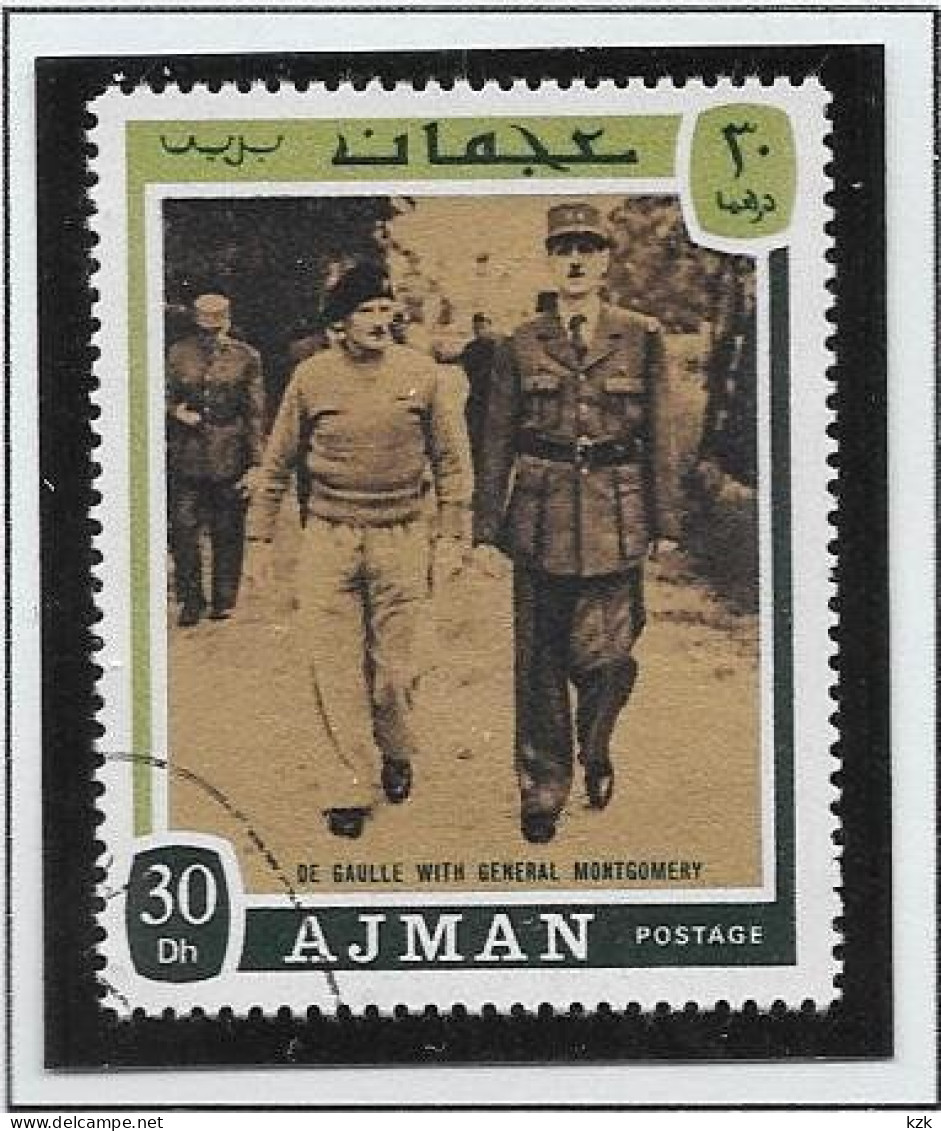 08	17 105		Émirats Arabes Unis - AJMAN - De Gaulle (Generaal)